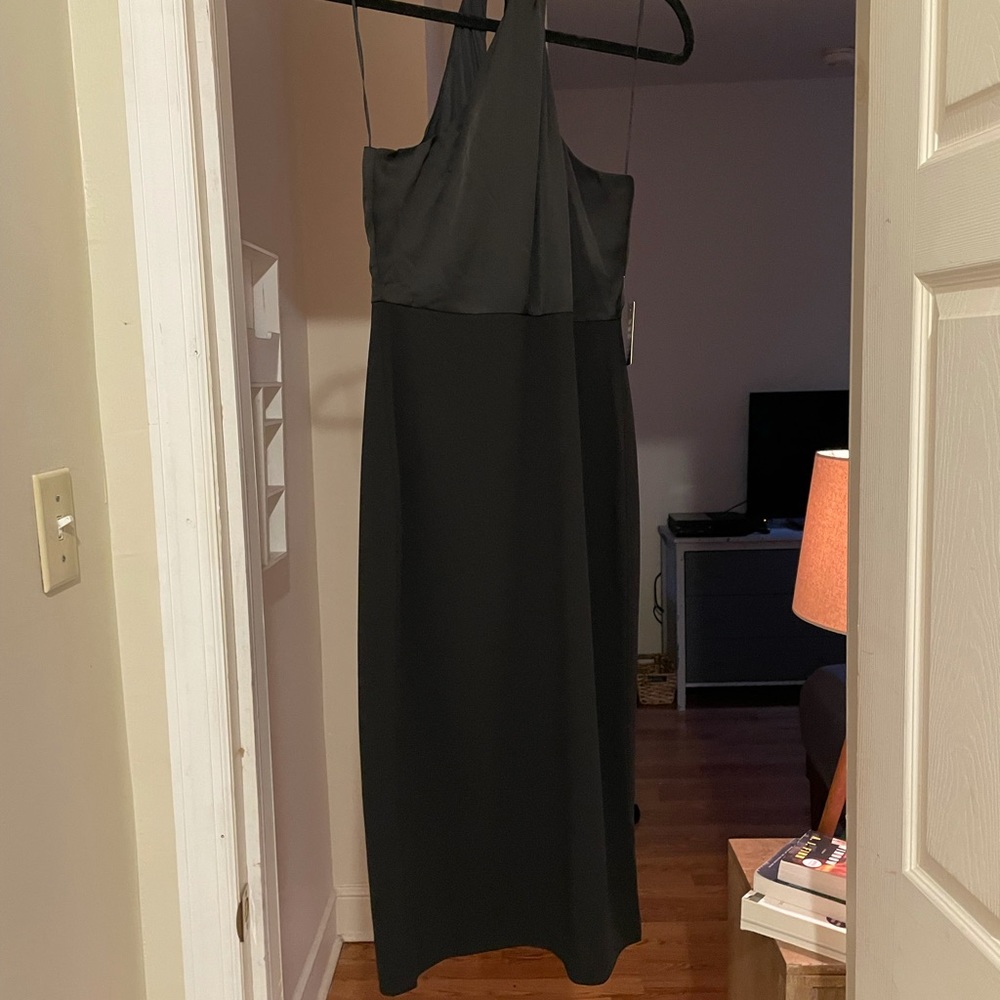 Express black high neck dress